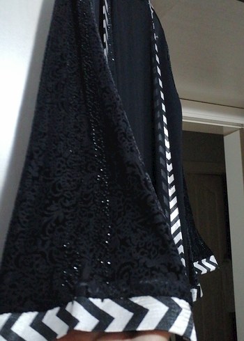 Siyah Uzun Gotik Kadın Elbise - Görsel 4