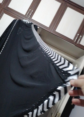 Siyah Uzun Gotik Kadın Elbise - Görsel 9