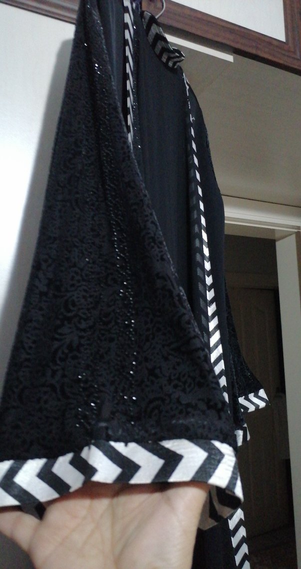 Siyah Uzun Gotik Kadın Elbise - Görsel 4