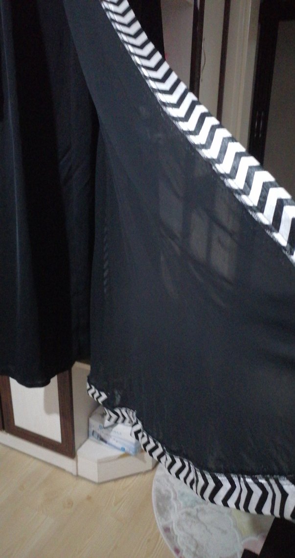 Siyah Uzun Gotik Kadın Elbise - Görsel 5