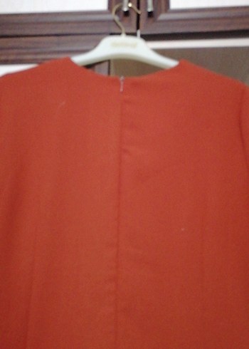 Kahverengi Bohem Uzun Kollu Elbise - Görsel 7