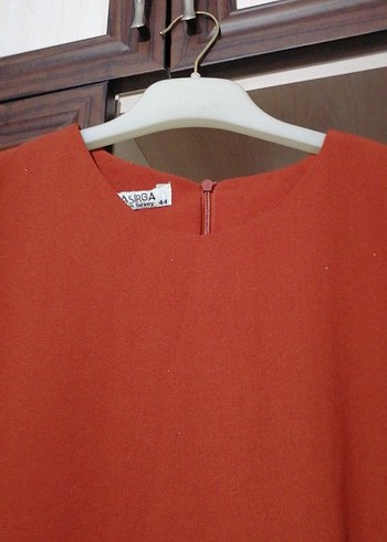 Kahverengi Bohem Uzun Kollu Elbise - Görsel 2