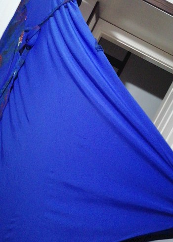 Lacivent Bohem Tarz Uzun V Yaka Elbise - Görsel 8