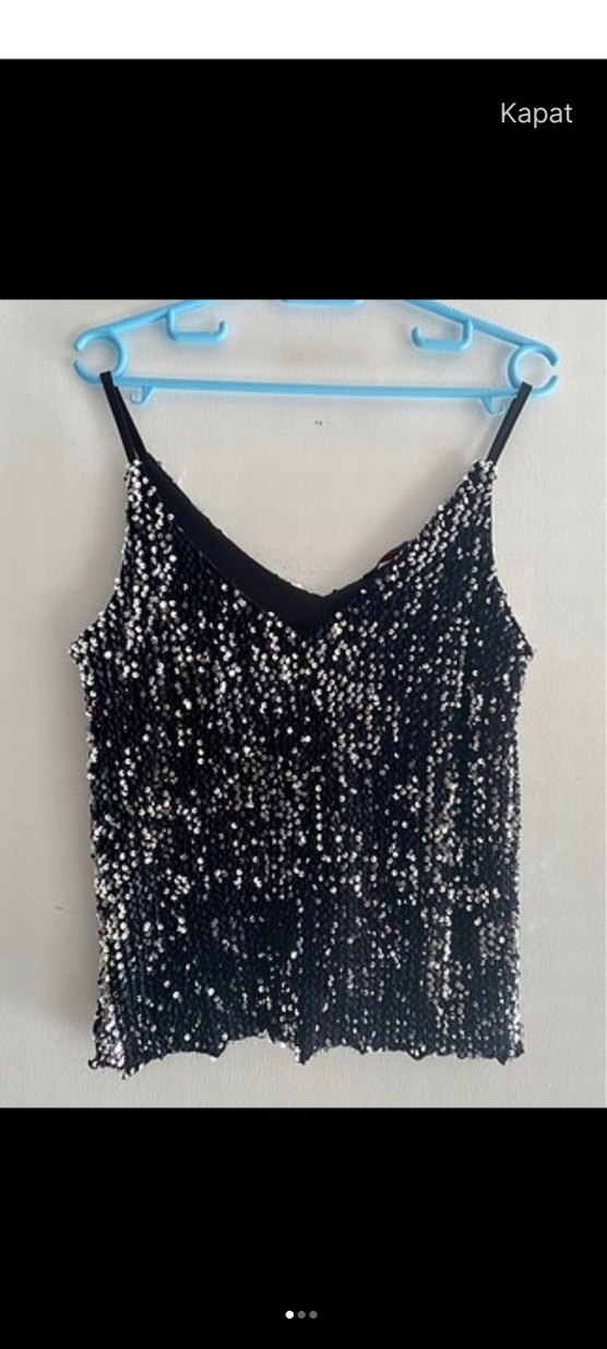 Kadın Payetli Kapüşonlu Uzun Kollu Ceket - Görsel 2