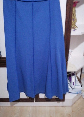 ELBİSE Lacivent Uzun Boy ETEKLİ Bohem Kadın  ikili takım - Görsel 8