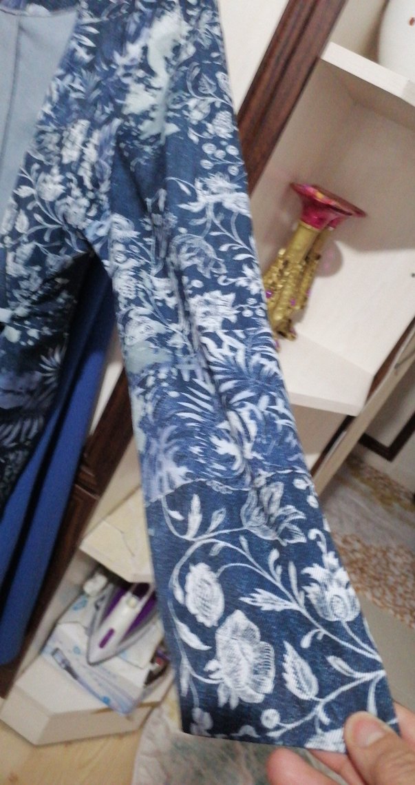 ELBİSE Lacivent Uzun Boy ETEKLİ Bohem Kadın  ikili takım - Görsel 5