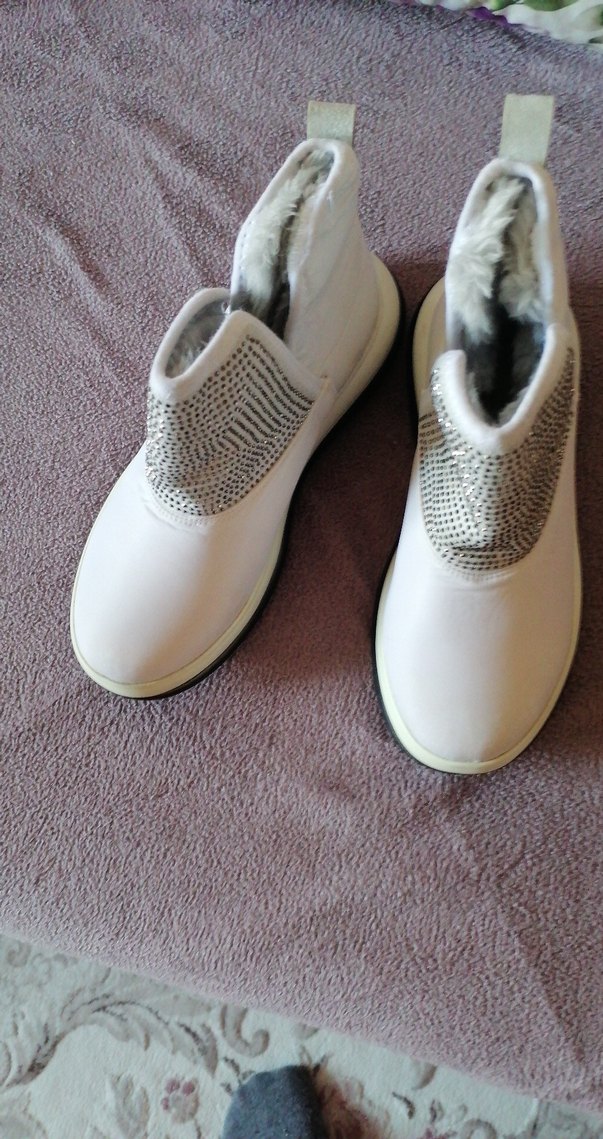 Kız Çocuk Beyaz Modern Bot - Görsel 2