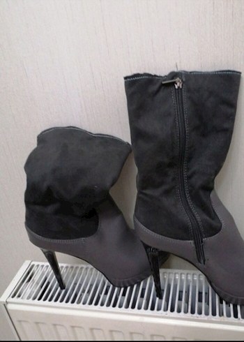 Gri Deri  Çizme - Görsel 3