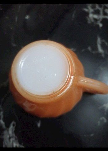 Turuncu Cam 6'lı Fincan Takımı - Görsel 3