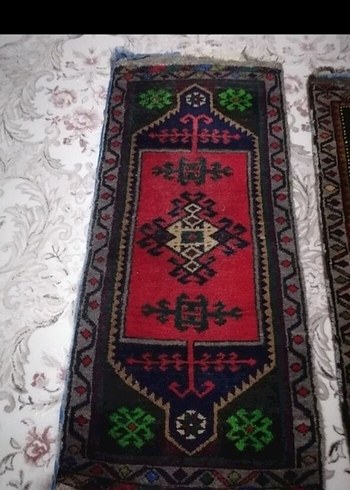 Nakışlı Çok Renkli Geleneksel Halı - Görsel 8