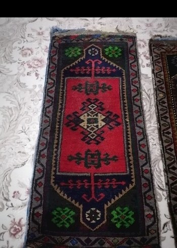 Nakışlı Çok Renkli Geleneksel Halı - Görsel 7