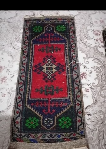 Nakışlı Çok Renkli Geleneksel Halı - Görsel 6