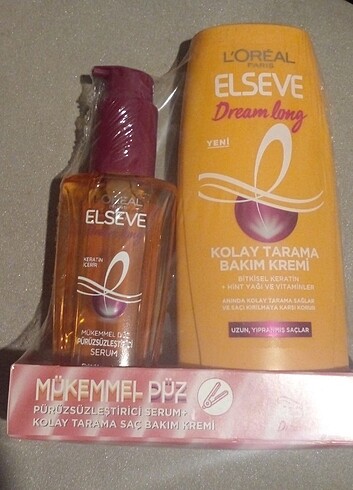 Elseve Saç Kremi & Düzleştirici 
