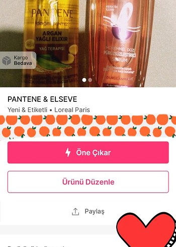 Pantene & Elseve Saç Bakım Serumları