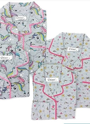 Anne kız pijama takım