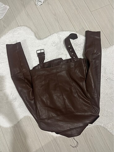 Stradivarius Deri ceket