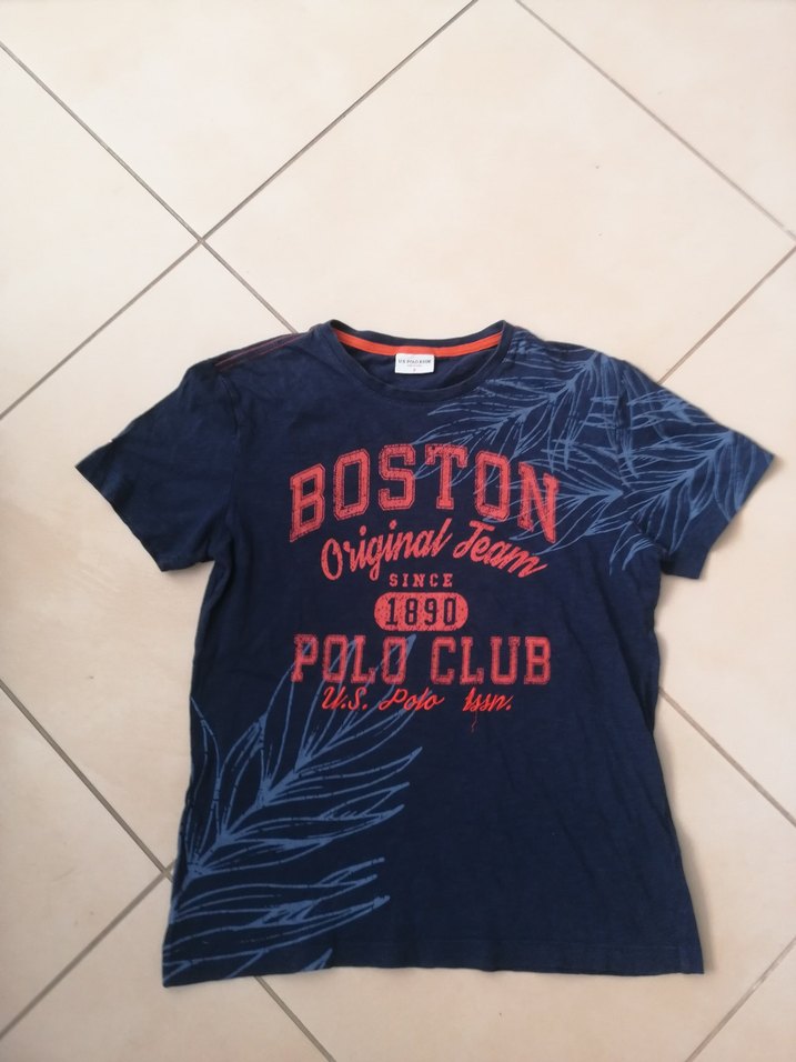 Erkek Lacivert Baskılı Kısa Kollu Tişört kodu  U 819 - Görsel 3