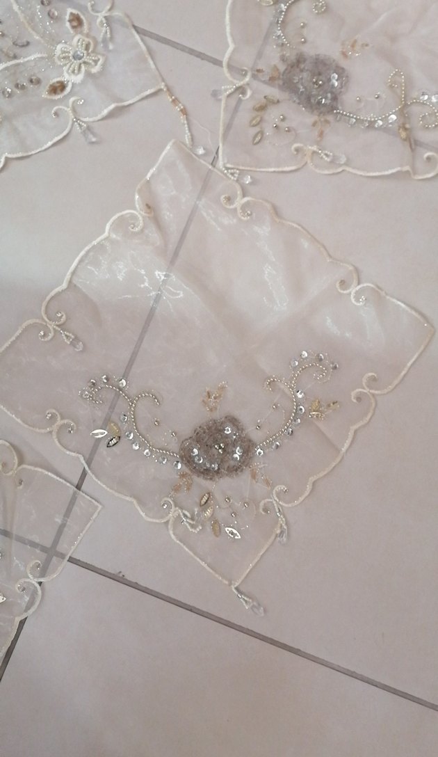 Bej Nakışlı Bohem Masa Örtüsü - Görsel 3