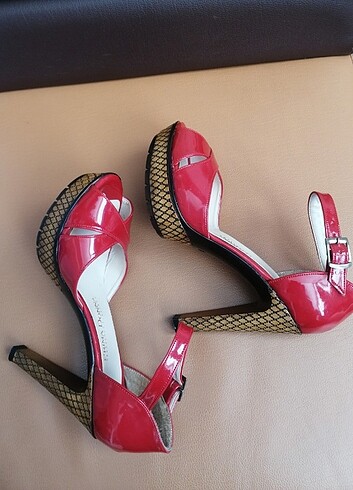 37 Beden kırmızı Renk Kadın sandelet ayakkabı 