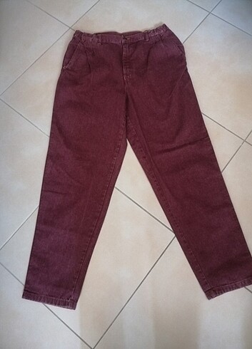 xl Beden bordo Renk Erkek pantolon 