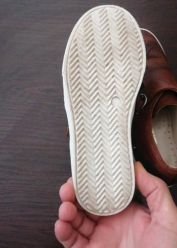 Kahverengi Deri Kemerli Erkek Çocuk Ayakkabısı - Görsel 7