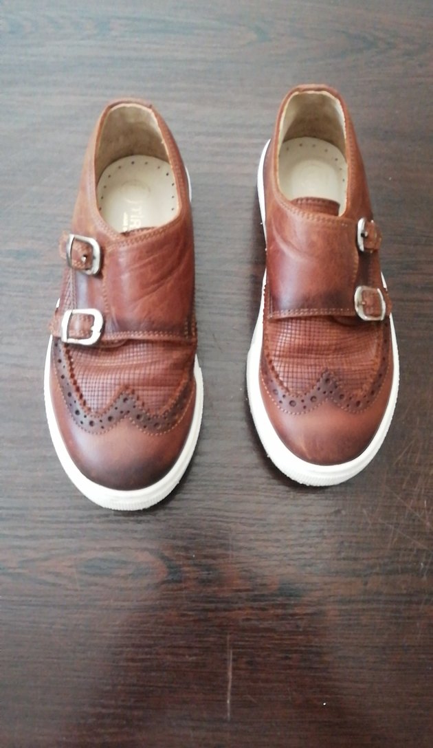 Kahverengi Deri Kemerli Erkek Çocuk Ayakkabısı - Görsel 4