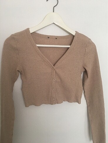 Crop hırka