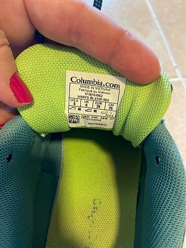 39 Beden turkuaz Renk Orijinal Columbia Spor Ayakkabı