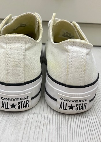 38 Beden beyaz Renk Beyaz Converse Platform Kadın Spor Ayakkabı