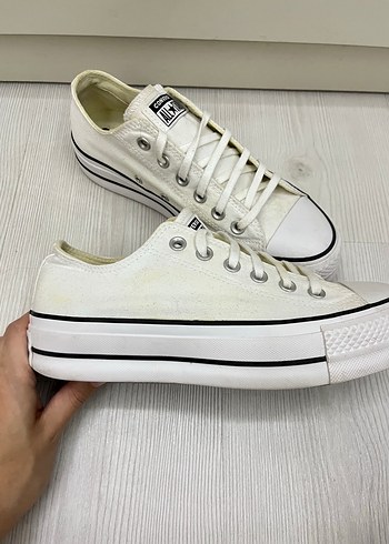 Converse Beyaz Converse Platform Kadın Spor Ayakkabı