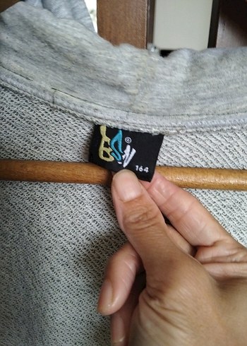 Gri Erkek Çocuk Kapüşonlu Fermuarlı Yelek - Görsel 6