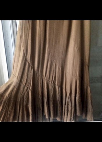 Asimetrik kesim Uzun Etek - Görsel 3