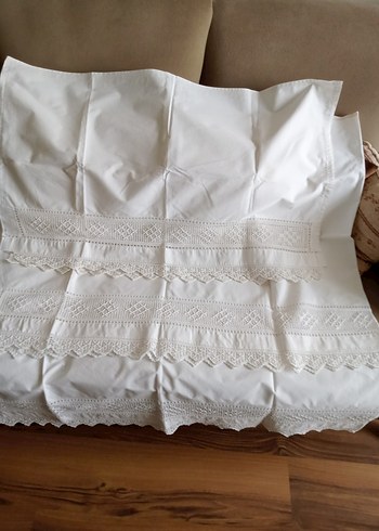 Dantel ucu ile uyumlu karyola takımı - Görsel 6