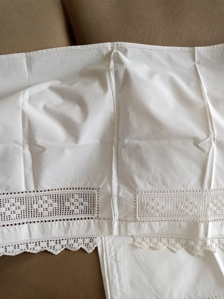 Dantel ucu ile uyumlu karyola takımı - Görsel 5