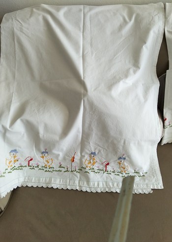 Nakışlı Bebek yatak çarşaf takımı - Görsel 7