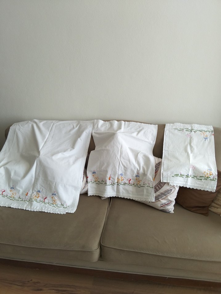 Nakışlı Bebek yatak çarşaf takımı - Görsel 2