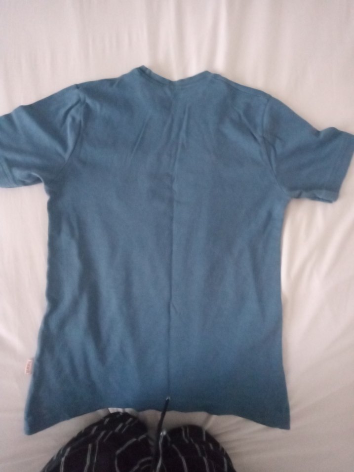 Erkek Çocuk Mavi Baskılı Kısa Kollu Tişört - Görsel 5