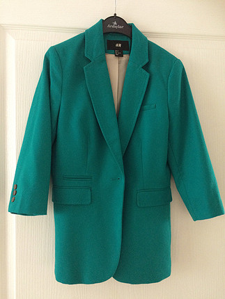 Mint yeşil Blazer