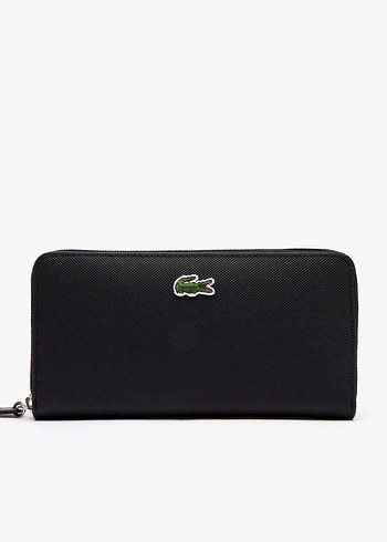 Lacoste Siyah Fermuarlı Kadın Cüzdan - Görsel 2