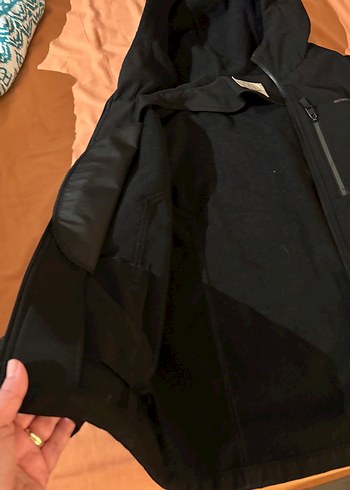 Erkek Çocuk Siyah Fermuarlı Ceket su geçirmez - Görsel 2