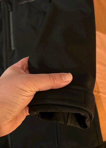 Erkek Çocuk Siyah Fermuarlı Ceket su geçirmez - Görsel 6