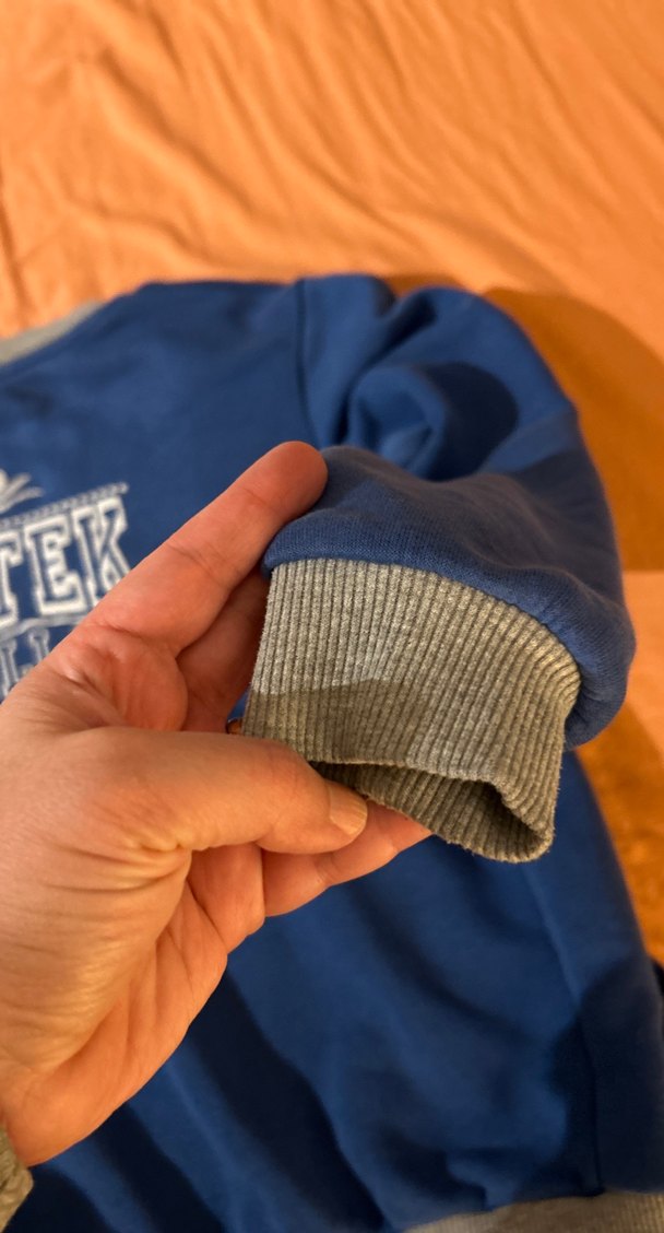 Fermuarlı Erkek Çocuk Mavi Sweatshirt #istekokullarıforma - Görsel 4