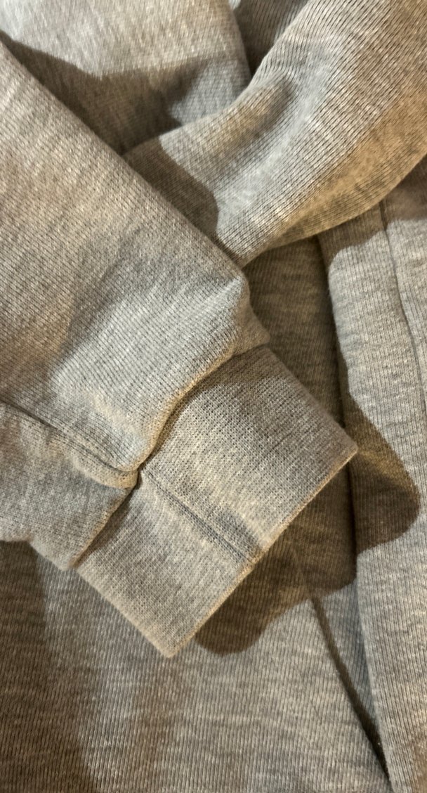 Erkek Çocuk Gri Fermuarlı Kapüşonlu Sweatshirt - Görsel 3