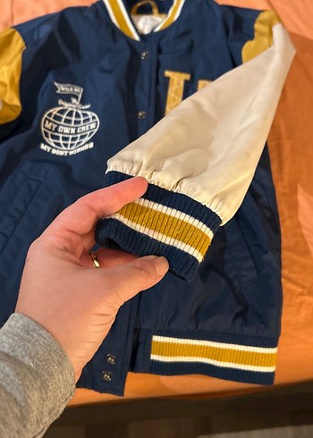 Düğmeli Mavi Spor Ceket Zara - Görsel 4