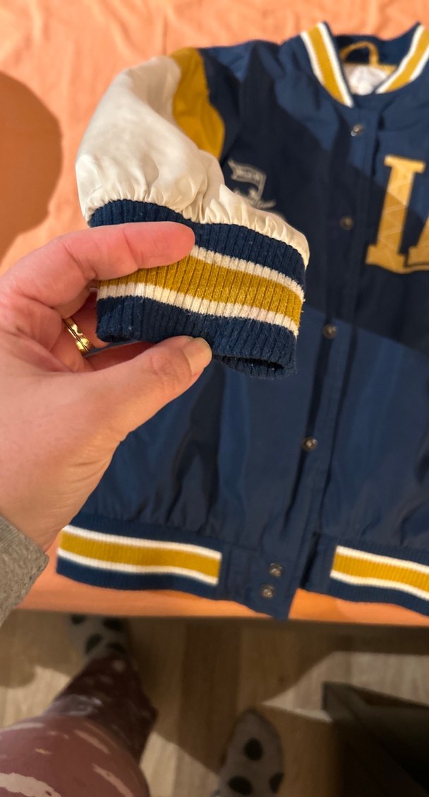 Düğmeli Mavi Spor Ceket Zara - Görsel 3