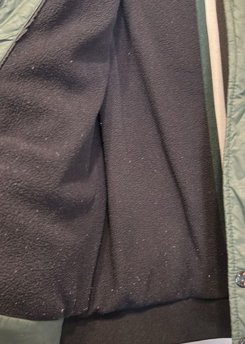 Yeşil Fermuarlı Kadın Kışlık Mont - Görsel 3