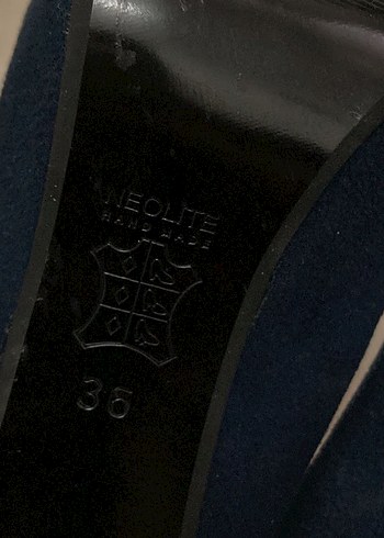 Nubuk ince topuklu ayakkabı - Görsel 5