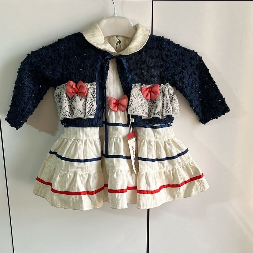 Kız Çocuk bolerolu Elbise - Görsel 2