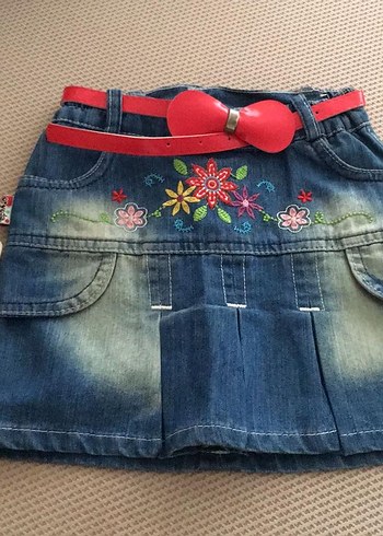 Kız Çocuk Kot Etek - Görsel 2