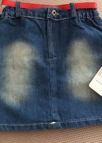 Kız Çocuk Kot Etek - Görsel 3